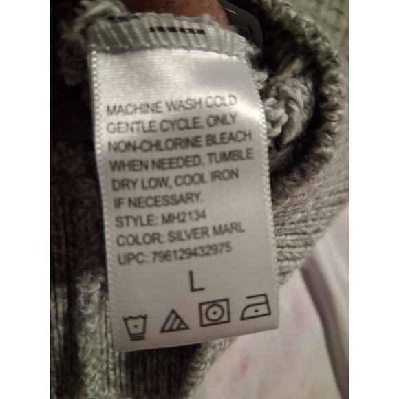 Haggard 3D Textured Mens sz Large Chunky Cotton Grungecore Preppy Crew Sweater - Picture 6 of 8